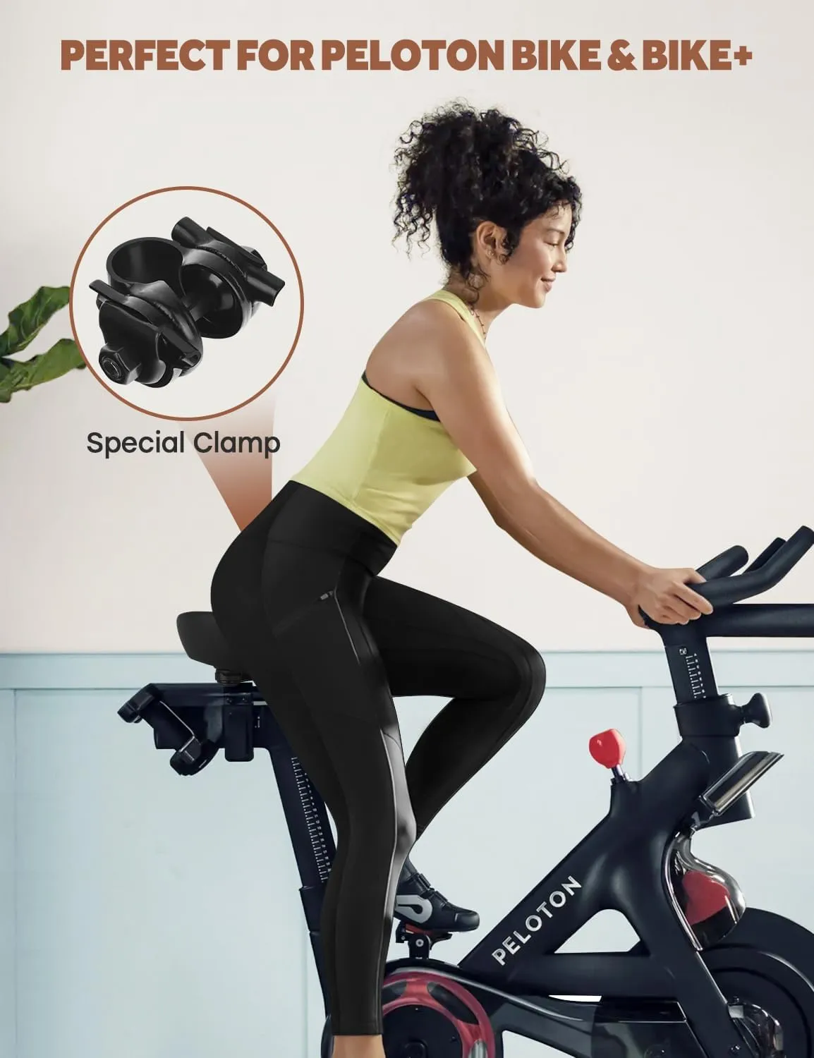 Oversized Peloton Bike Seat, Comfortable Bicycle Saddle Replacement for Men & Women, Extra Wide Saddle Compatible with Peloton, Echelon, Exercise, Electric, Cruiser Bikes