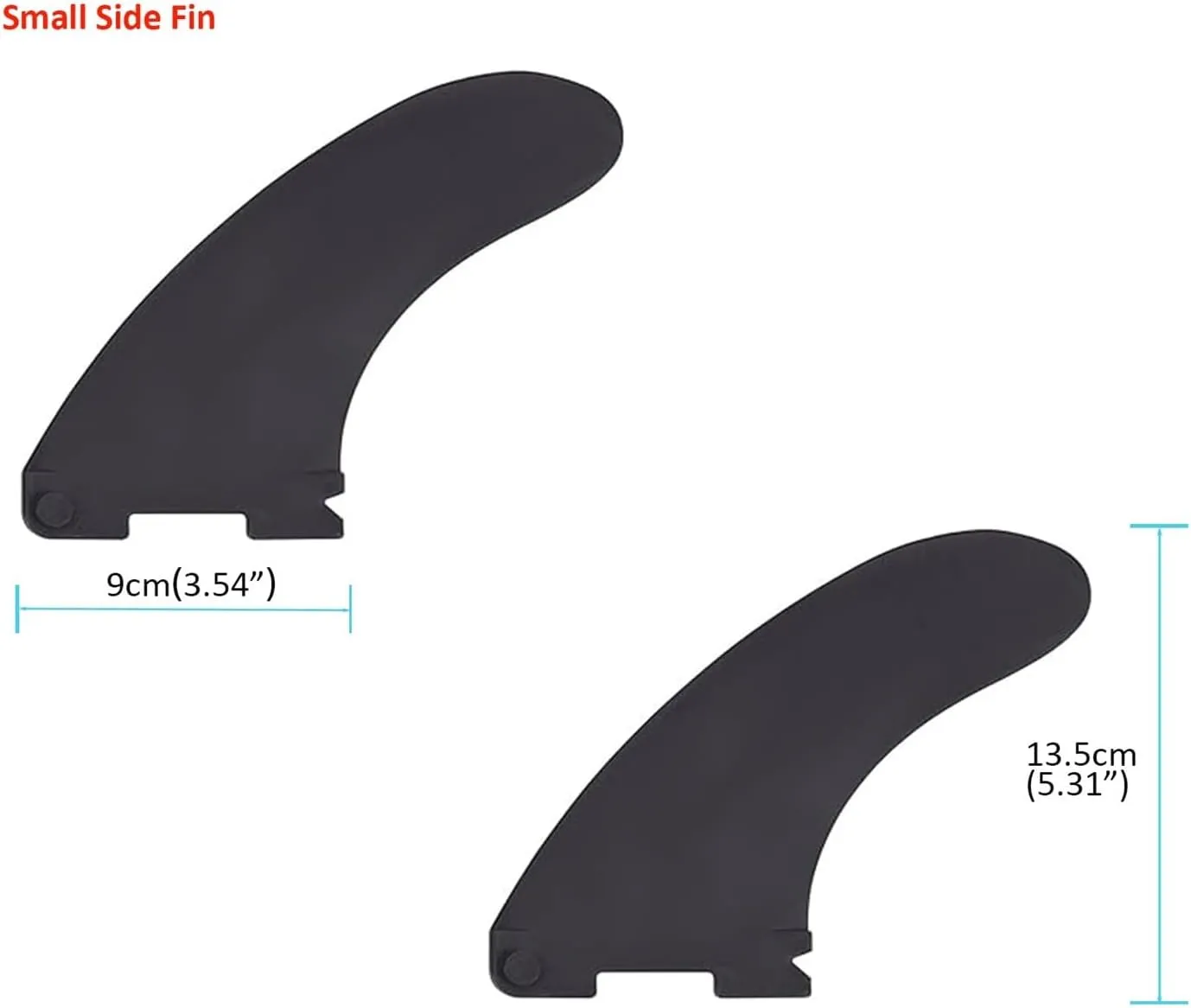 Paddleboard Fin Replacement Inflatable SUP Stand Up Paddle Board Accessory Quick Lock Fins - Choose from Center Fin/Side Fins