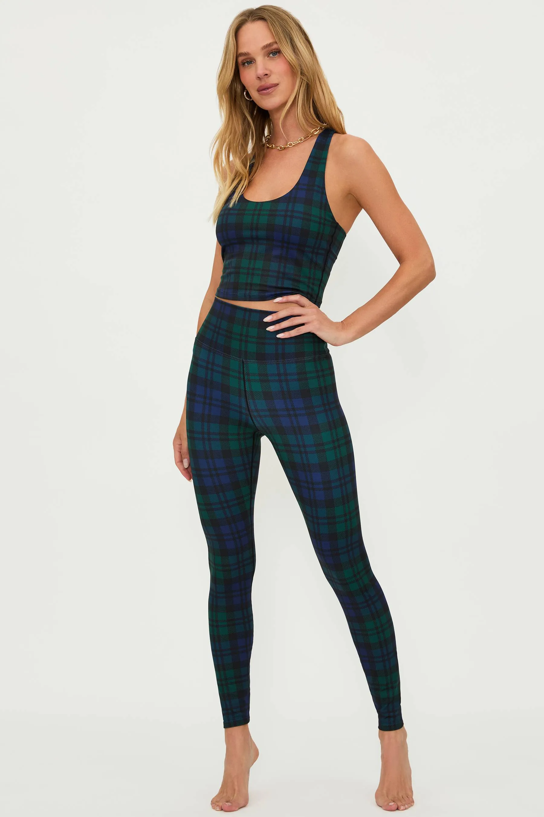 Piper Legging Wintergreen Plaid