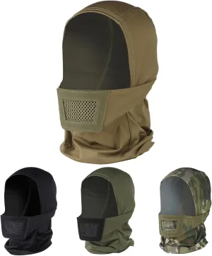 Qavctw Airsoft Balaclava Mesh Mask Full Face Tactical Breathable Mask with Mouth Protection for Airsoft Skiing Motorcycle