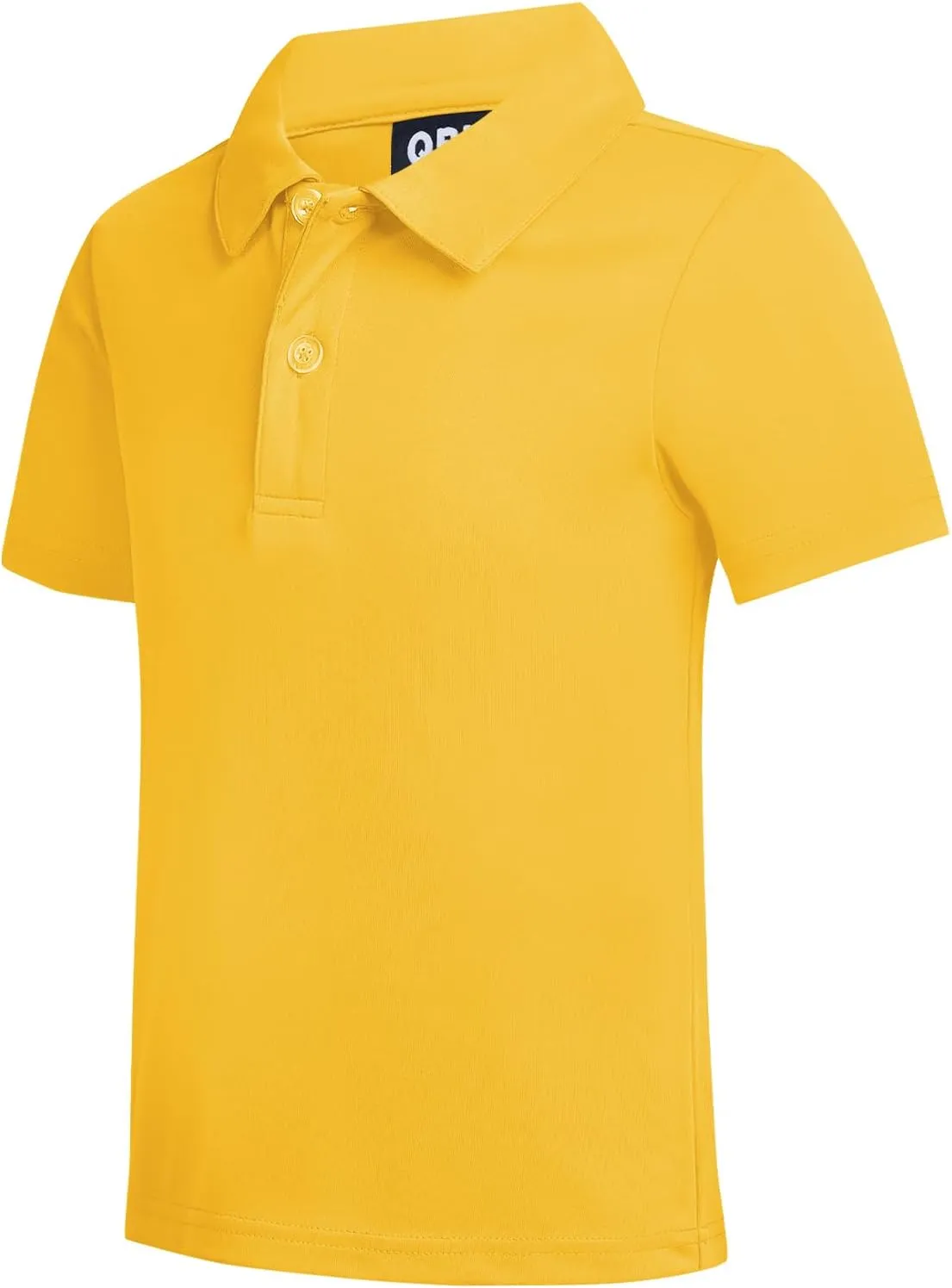 QBK Toddler to Youth Boys' Performance Polo Kids Collared Golf Shirt School Uniform