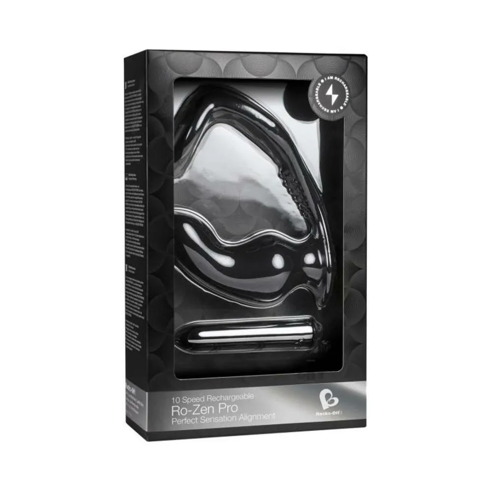 Ro-Zen Pro Rechargeable 10X Black Prostate Massager