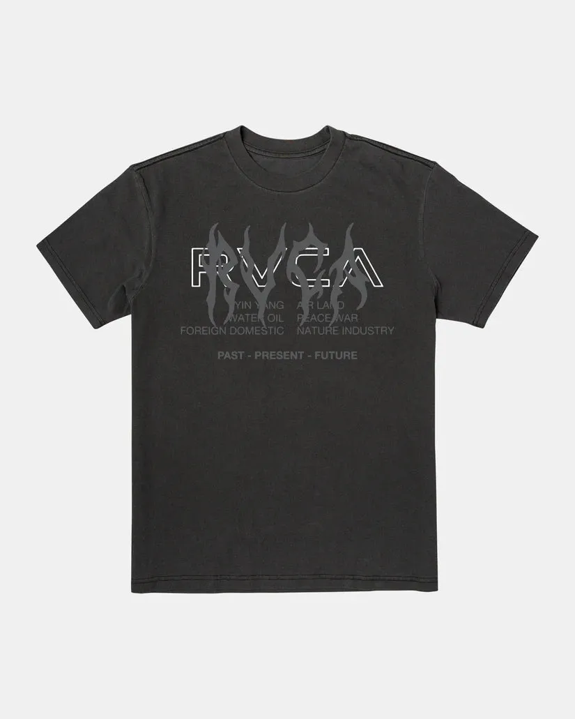 RVCA Metalurgy Short Sleeve T-shirt - BLACK