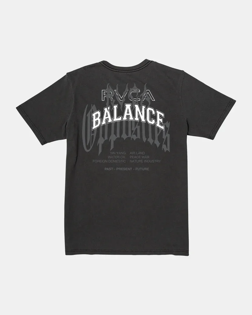RVCA Metalurgy Short Sleeve T-shirt - BLACK