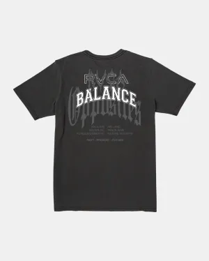 RVCA Metalurgy Short Sleeve T-shirt - BLACK