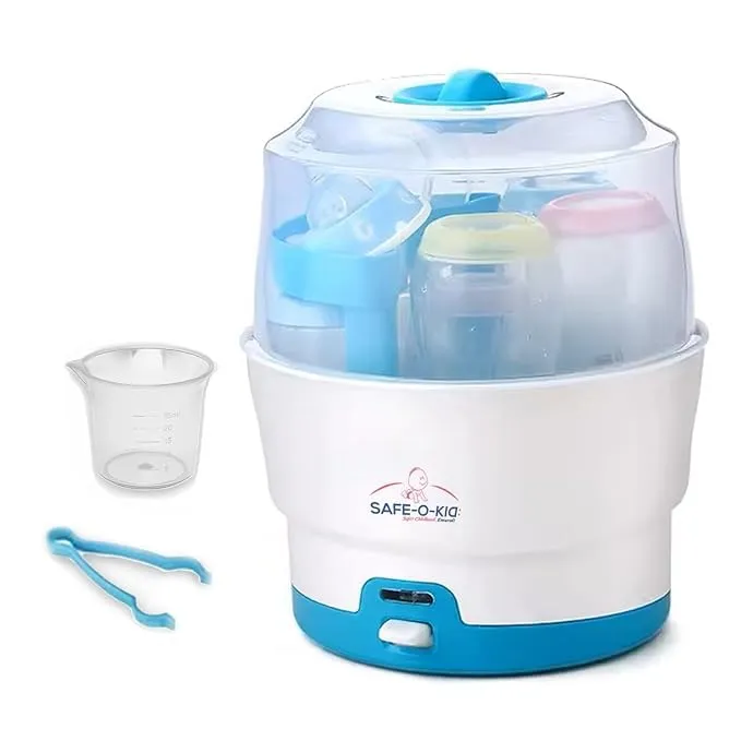 Safe-O-Kid® 6 Bottles Advanced Sterilizer for Feeding Bottles