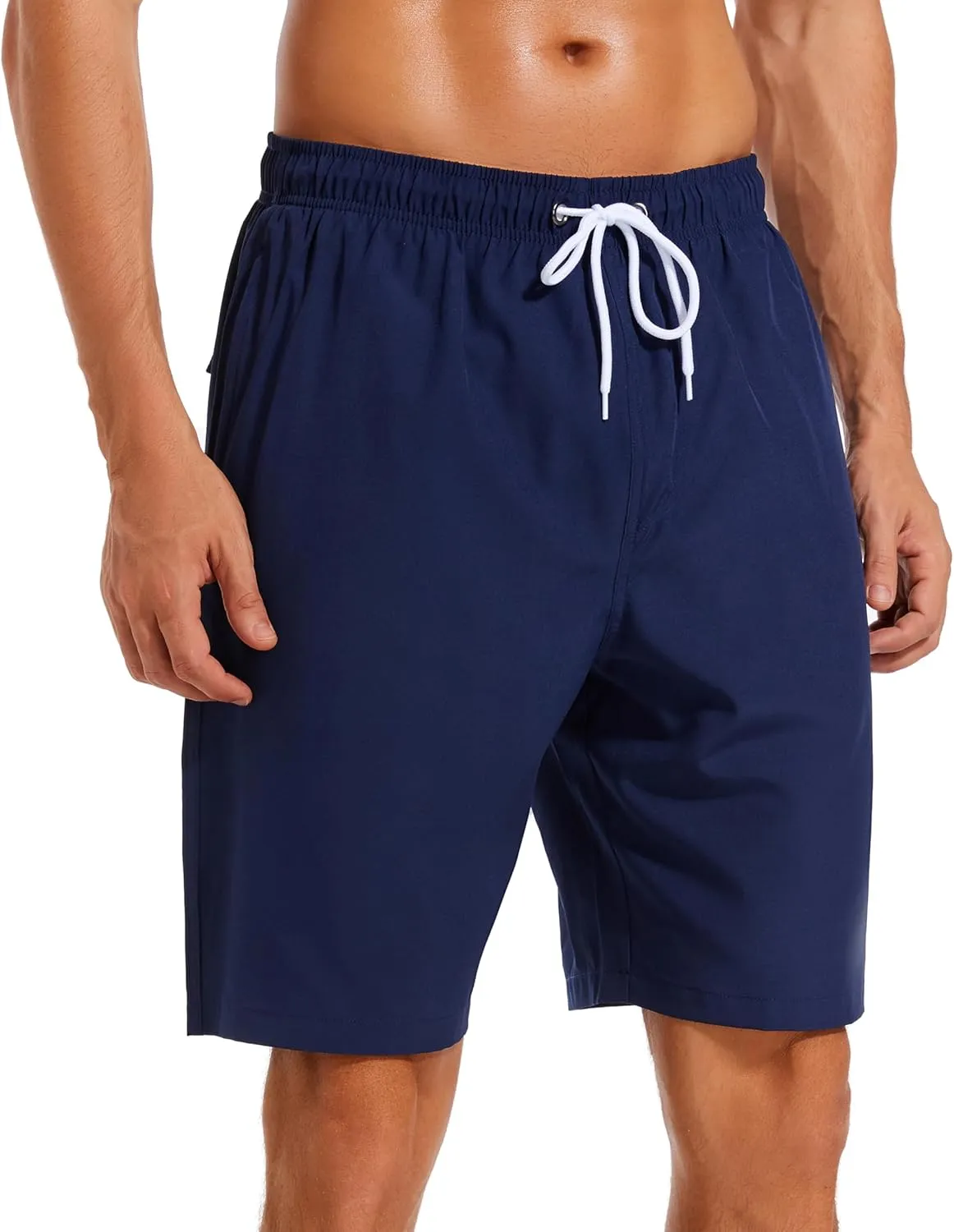 SILKWORLD Mens Swimming Shorts Quick Dry Beach Trunks Swimwear with Mesh Lining