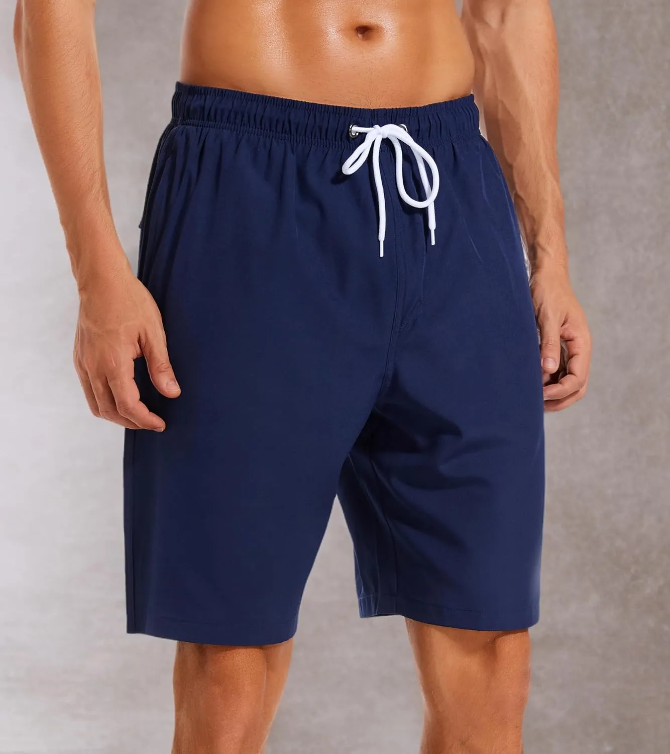 SILKWORLD Mens Swimming Shorts Quick Dry Beach Trunks Swimwear with Mesh Lining