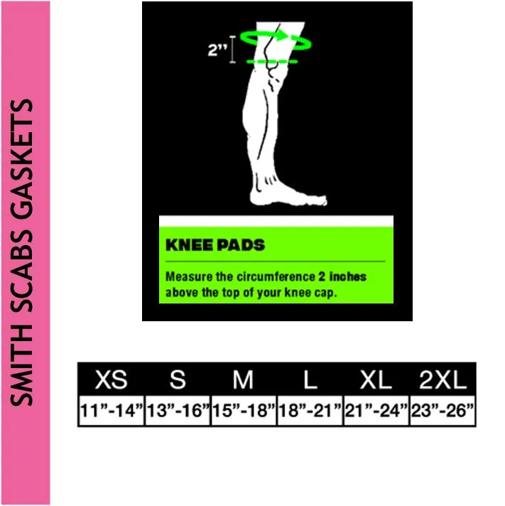 Smiths Knee Gaskets Black