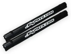 SUP ATX Black Vinyl Rack Pads - Paddleboard Accessories Surfing - ROUND or FLAT 33" (ROUND, 33")