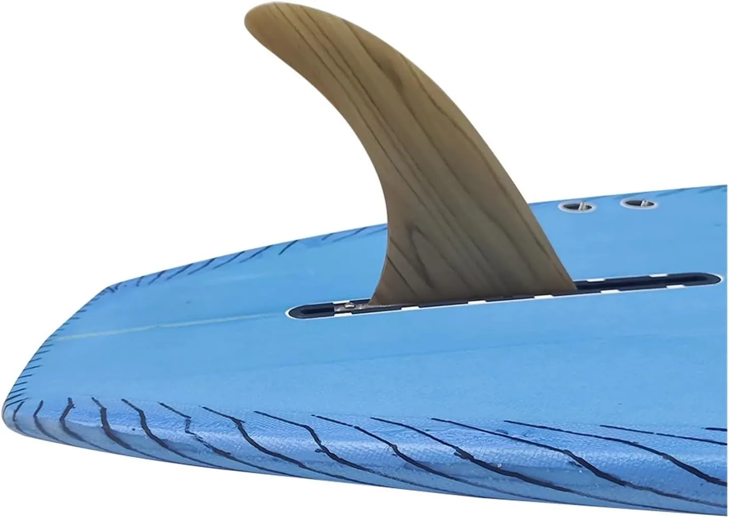 Surfboard Fins Longboard Fin 7~10.25inch Bamboo Fiber Single Fin Sup Board Centre Fin Multi-Size Surfboard Quilhas Sup Central Keel Surfing Accessories (Color : 8 inch)