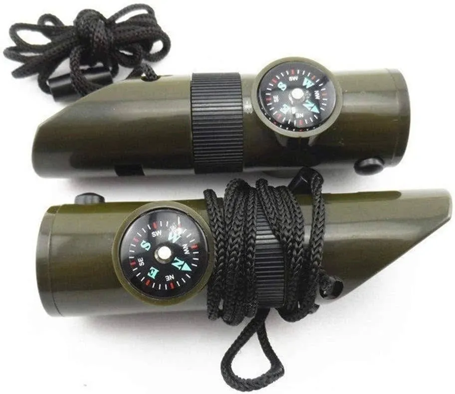 Survival Whistle Compass