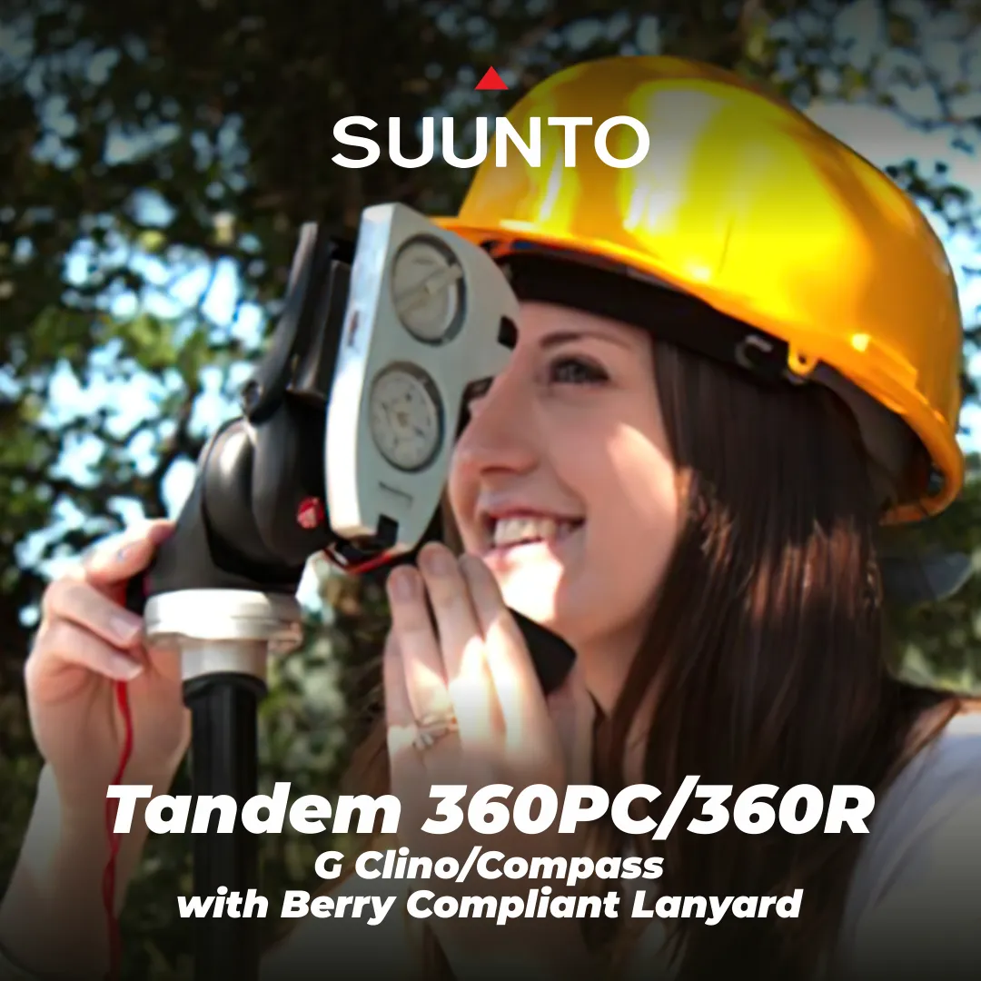 Suunto Tandem 360PC/360R G Clino/Compass with Berry Compliant Lanyard (SS023267000)