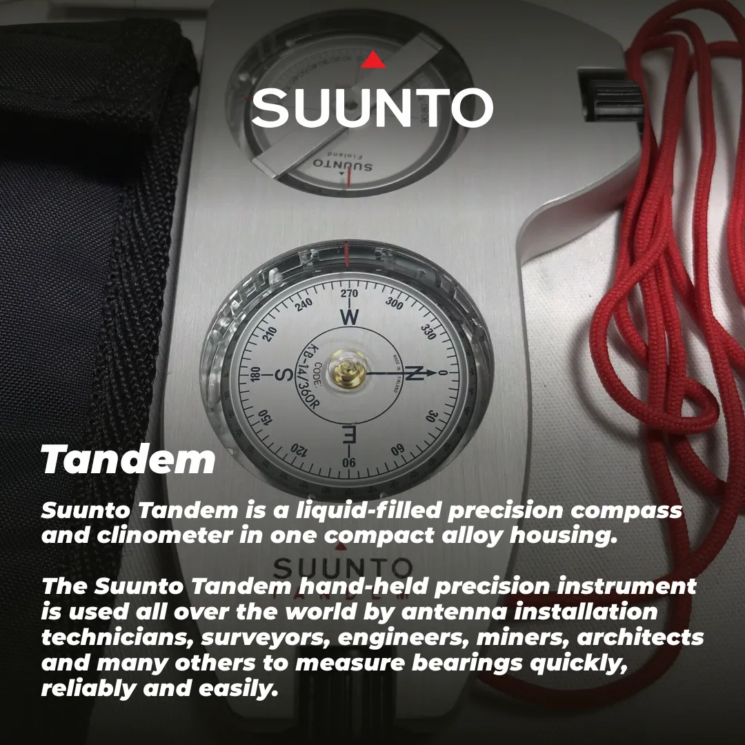 Suunto Tandem 360PC/360R G Clino/Compass with Berry Compliant Lanyard (SS023267000)