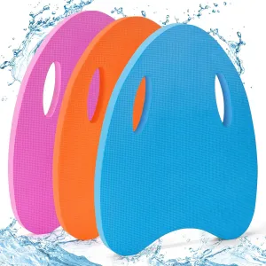 Swimming Kickboard for Kids - Swimming Training Aid Kickboard with Handrail Hole, Practising Swimming Kickboard for Beginners, Safety Swim Board Auxiliary for Children Summer Pool Party
