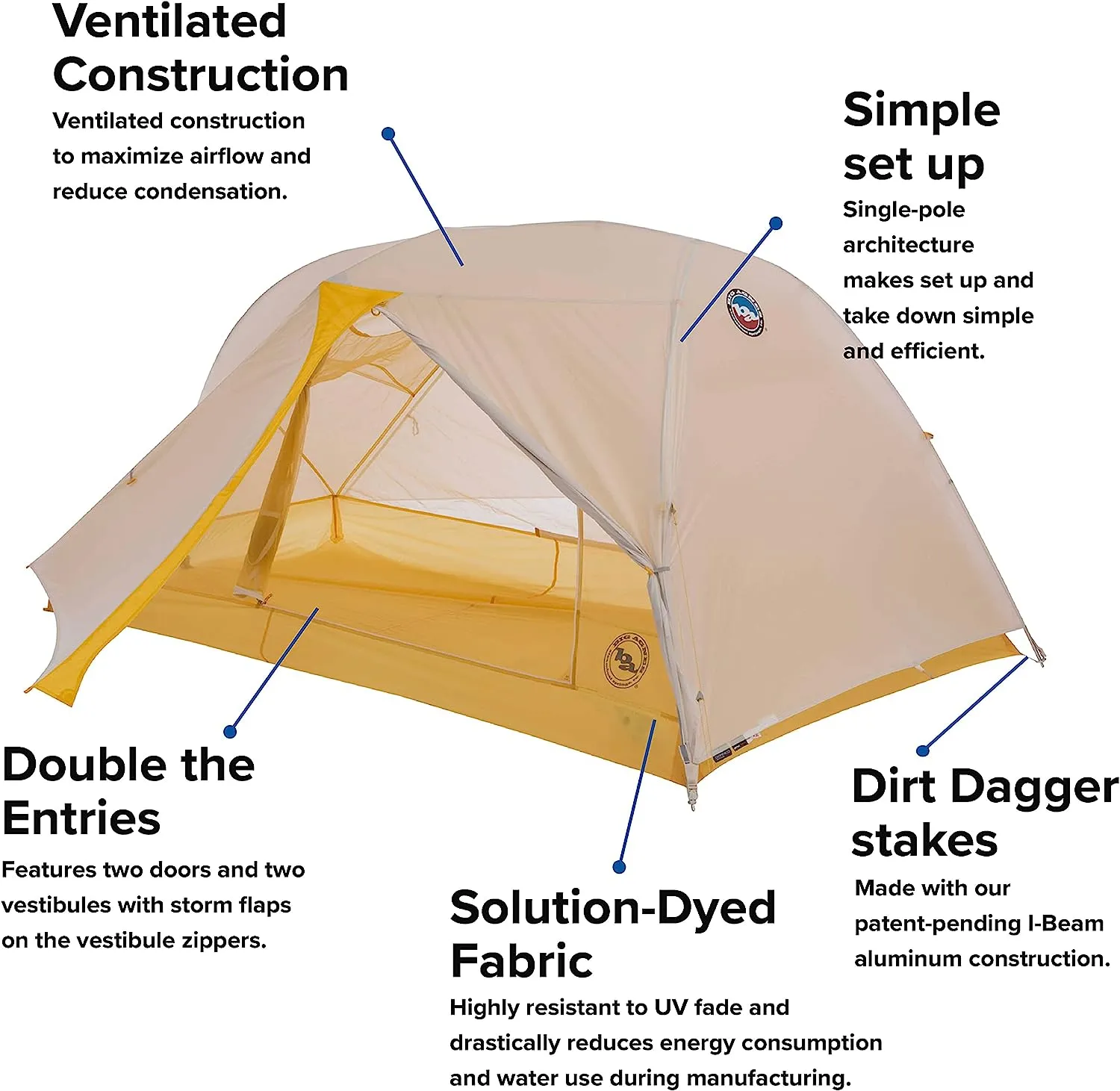 Tiger Wall UL2 Solution Dye Backpacking Tent
