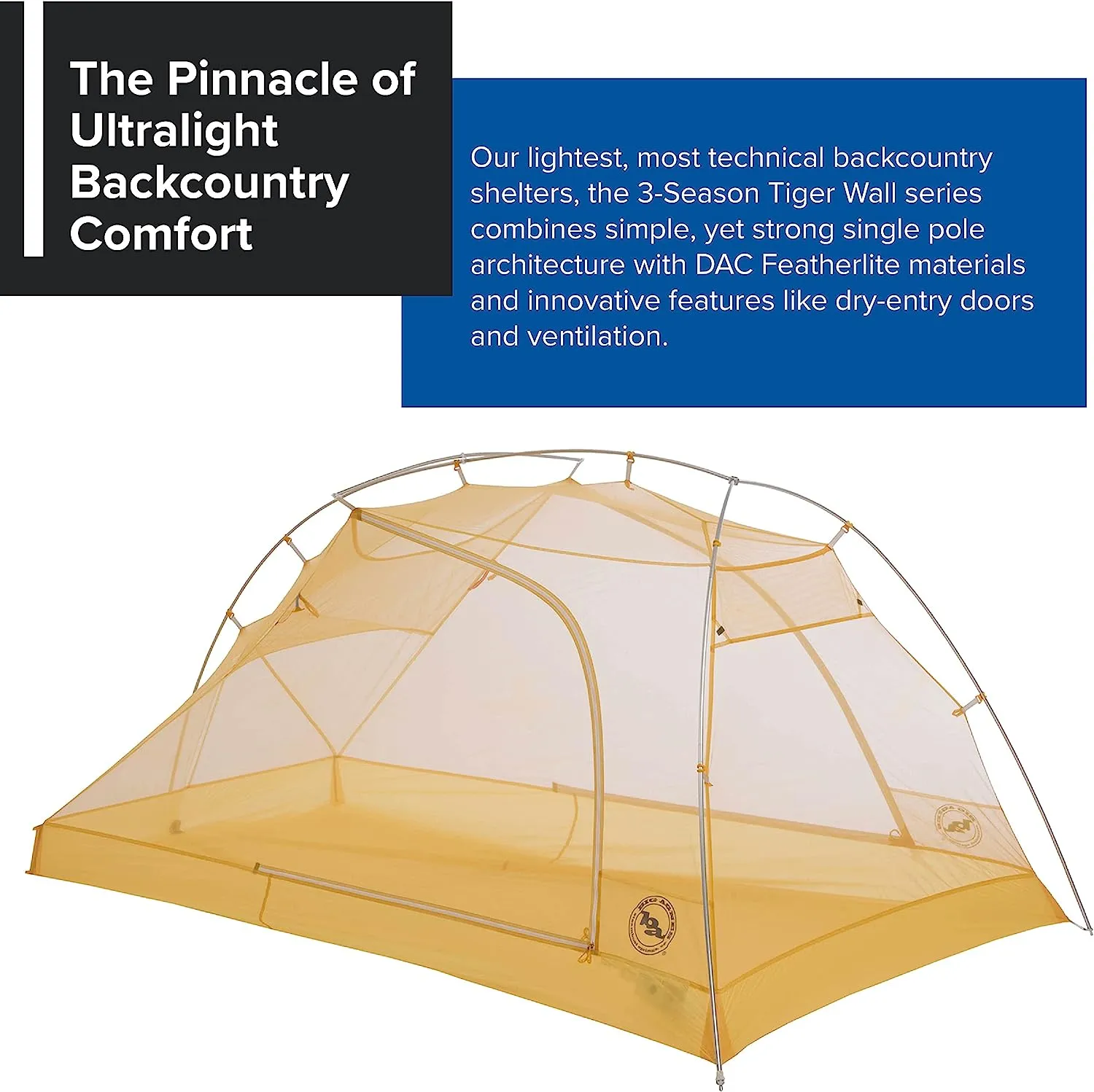 Tiger Wall UL2 Solution Dye Backpacking Tent