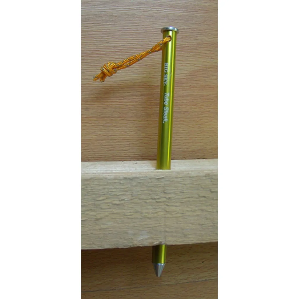 Tube Steak(TM) tent peg/stake