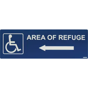 Viking ARS-DLB100 Area of Refuge Sign with Left Arrow
