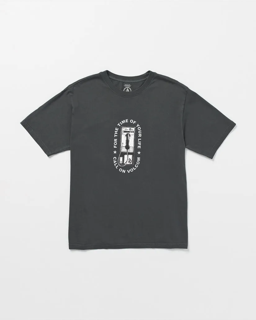 Volcom Time Of Your Life Short Sleeve Tee - STEALTH
