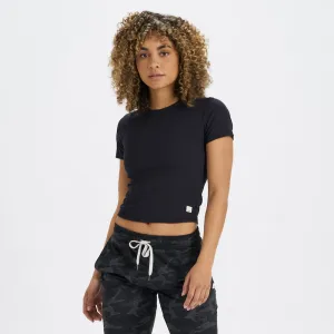 Vuori Pose Fitted Tee - Black