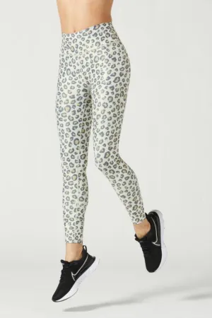 Wear It To Heart Wild Cheetah White High Waist Legging