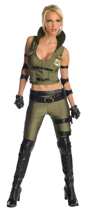 Womens/Teens Mortal Kombat Sonya Blade Costume