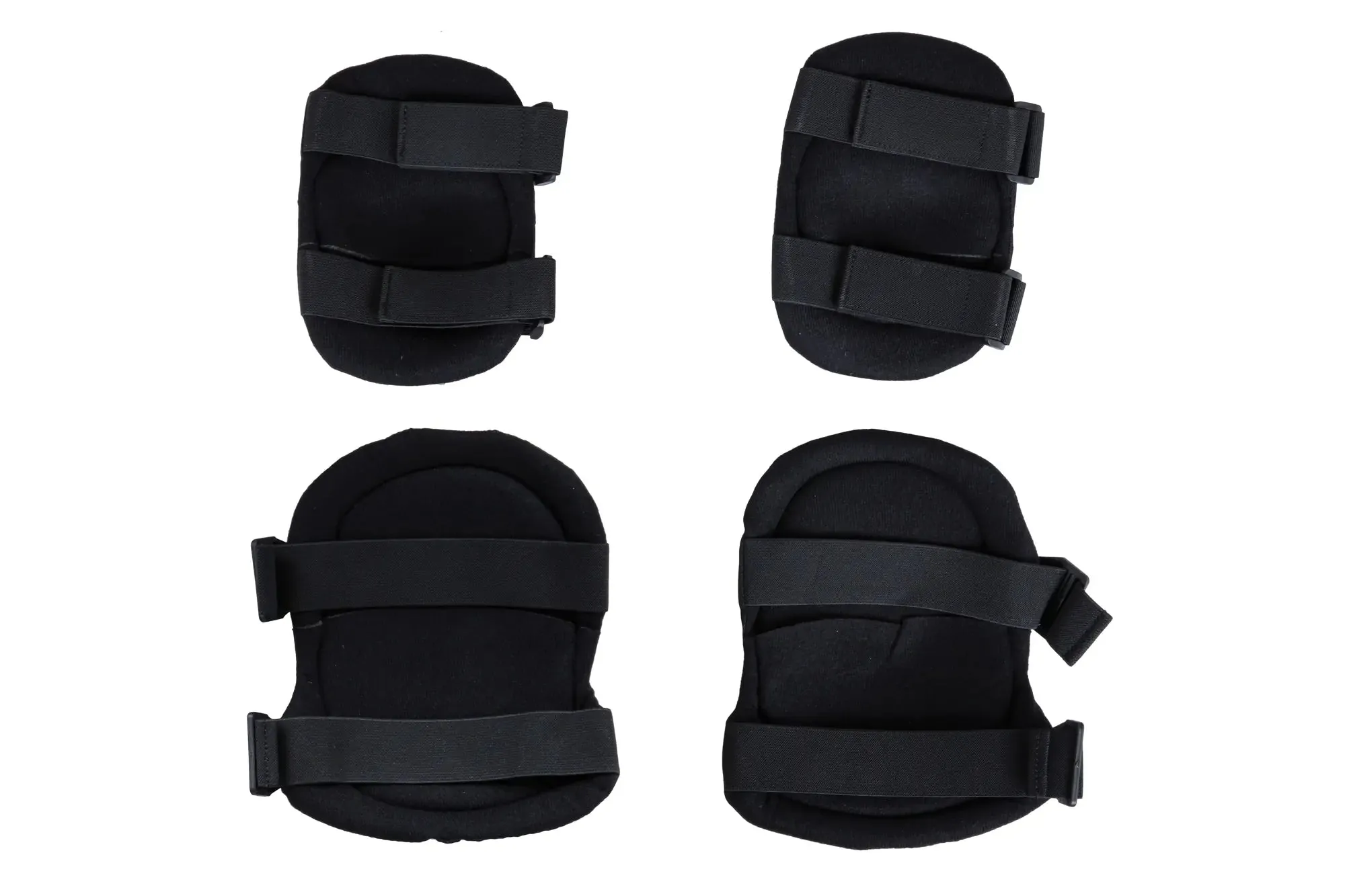 Wosport PA-07 knee and elbow protector set Black