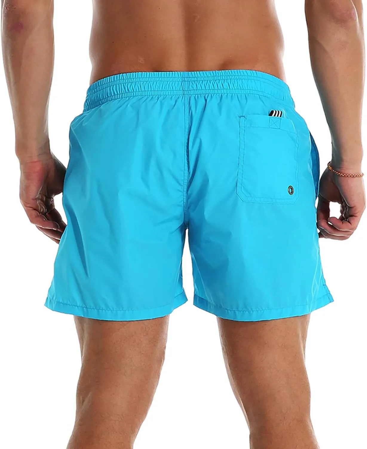 YnimioAOX Men's Swim Trunks Quick Dry Beach Shorts Swimwear Bathing Suit