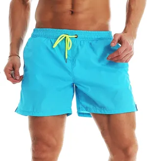 YnimioAOX Men's Swim Trunks Quick Dry Beach Shorts Swimwear Bathing Suit