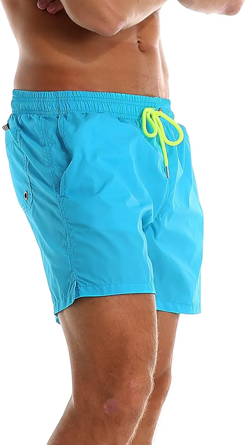 YnimioAOX Men's Swim Trunks Quick Dry Beach Shorts Swimwear Bathing Suit